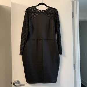 Fashion to Figure Black Long Sleeve Dress 14/16